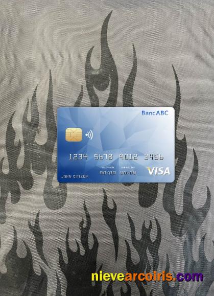 Botswana ABC bank visa card photolook